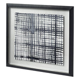 Custom Stylus I by Chariklia Zarris a Hand Embellished Textured Framed Art Print Matted under Glass from Mercana - Luna Furniture