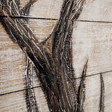 White Tail II 48x60 Deer Original Hand Painted on Wood Oil Painting from Mercana - Luna Furniture