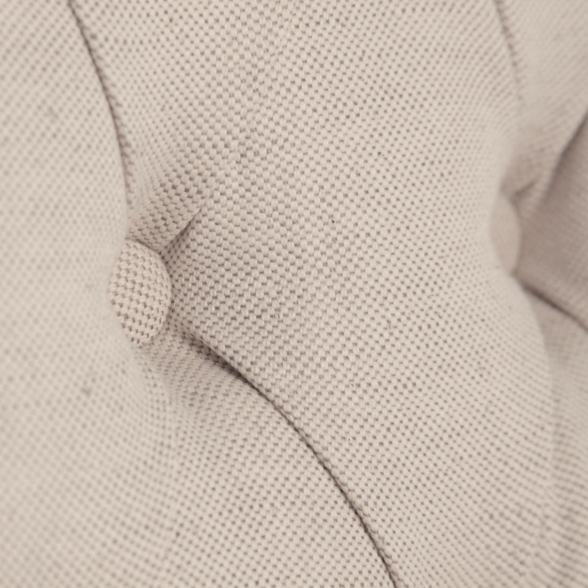 Mackenzie I Cream Plush Linen Covering Ash Solid Wood Base Dining Chair from Mercana - Luna Furniture