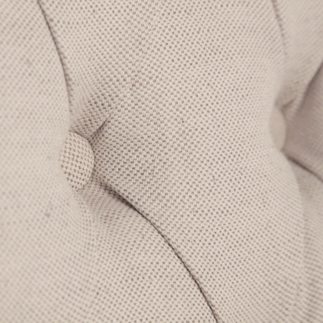 Mackenzie I Cream Plush Linen Covering Ash Solid Wood Base Dining Chair from Mercana - Luna Furniture