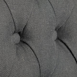 Mackenzie II Gray Plush Linen Covering Ash Solid Wood Base Dining Chair from Mercana - Luna Furniture