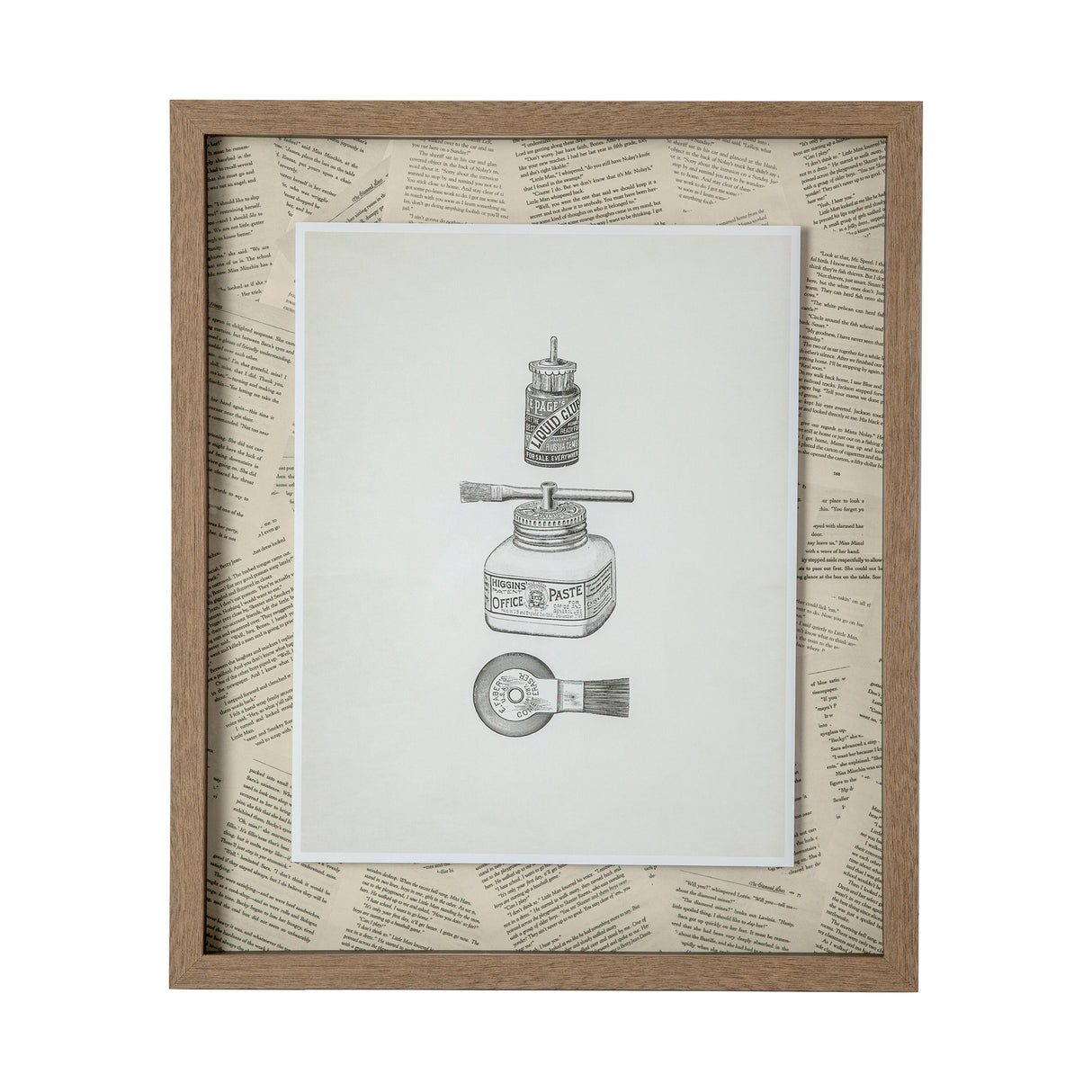 Glued by Sam Appleman a Framed Art Print Matted under Glass from Mercana - Luna Furniture