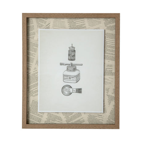 Glued by Sam Appleman a Framed Art Print Matted under Glass from Mercana - Luna Furniture