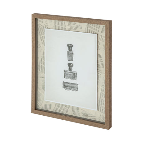 Stamped by Sam Appleman a Framed Art Print Matted under Glass from Mercana - Luna Furniture