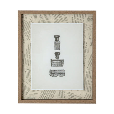 Stamped by Sam Appleman a Framed Art Print Matted under Glass from Mercana - Luna Furniture