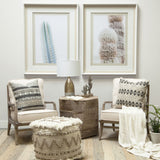 Harman II Off-White Fabric Seat w/ Wood Frame Accent Chair from Mercana - Luna Furniture