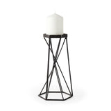 Sixx II Large Antiqued Metal Hexagonal Table Candle Holder from Mercana - Luna Furniture