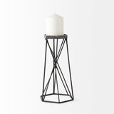 Sixx II Large Antiqued Metal Hexagonal Table Candle Holder from Mercana - Luna Furniture