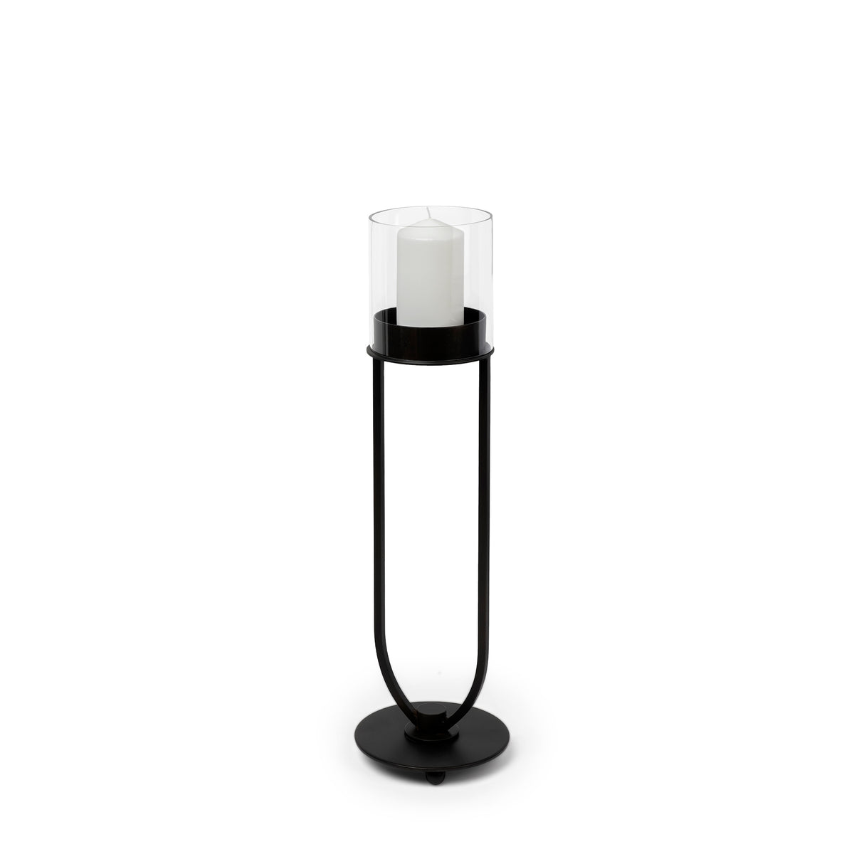Salah I Small Black Iron Table Candle Holder from Mercana - Luna Furniture