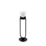 Salah I Small Black Iron Table Candle Holder from Mercana - Luna Furniture