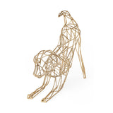 Frankie II 13L x 6W Gold Wire Framed Dog Shaped Decor from Mercana - Luna Furniture