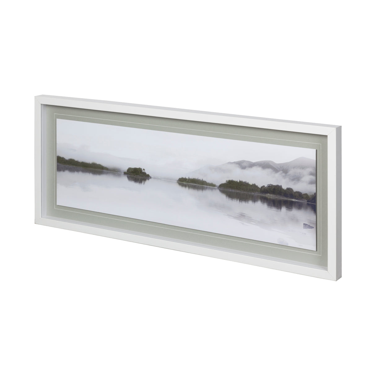 Lakeside Reflections-Fade by John Harper Hand Embellished Framed Art Photo Matted under Glass from Mercana - Luna Furniture