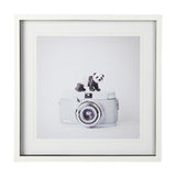 Panda & Vintage Camera by Susannah Tucker Photography a Framed Photo Art Print Matted under Glass from Mercana - Luna Furniture