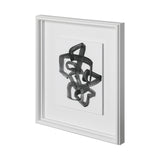 Expression 1 by Lora Gold a Hand Embellished Textured Framed Art Print Matted under Glass from Mercana - Luna Furniture