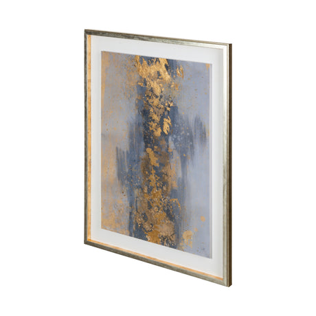 Concrete Gold 2 by Altamura a Hand Embellished Textured Framed Art Print Matted under Glass from Mercana - Luna Furniture