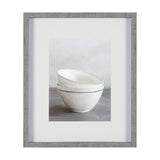 Two Artisan Bowls by Mark Chandon a Framed Art Print Matted under Glass from Mercana - Luna Furniture