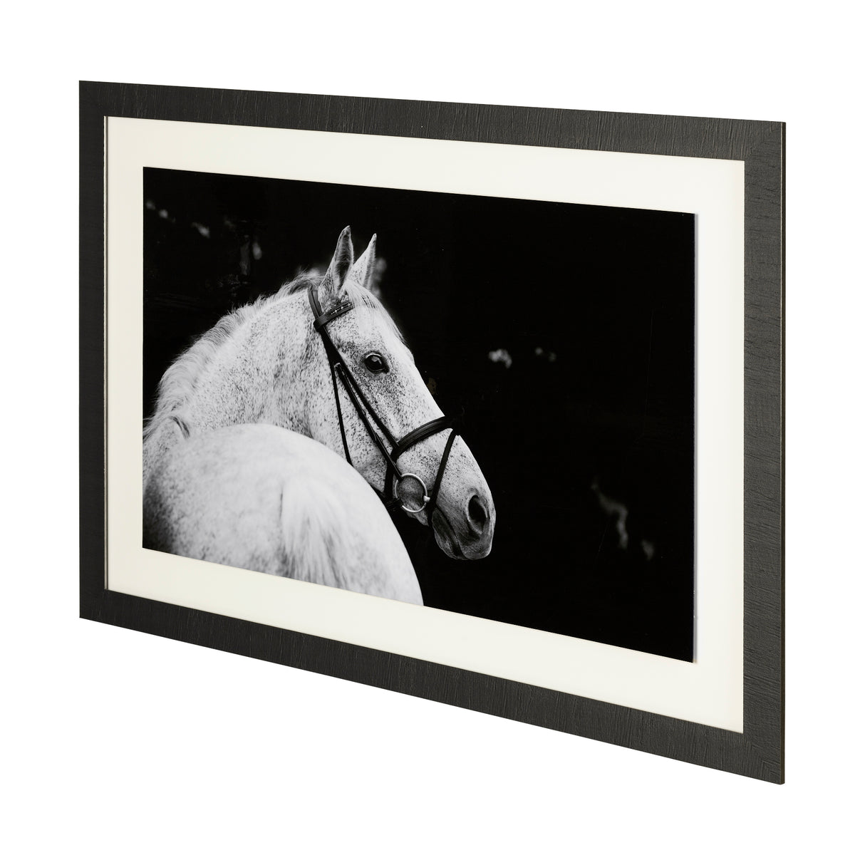 Bridled Beauty by KaCee Erle a Hand Embellished Textured Framed Photo Art Print Matted under Glass from Mercana - Luna Furniture