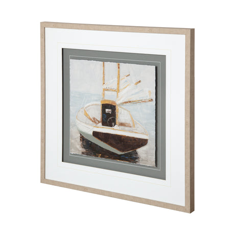 Home for the Night by Mercana Studio a Hand Embellished Textured Framed Art Print Matted under Glass from Mercana - Luna Furniture