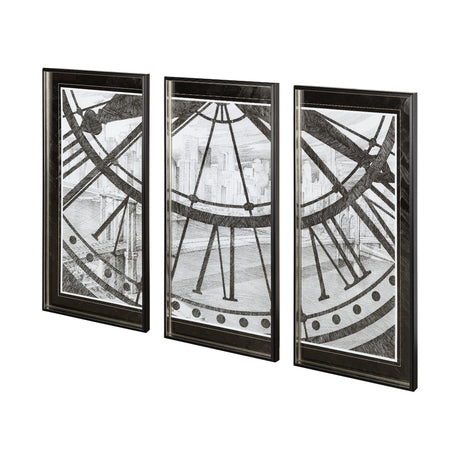 Of Time and The River I by Mercana Studio Hand Embellished Framed Art Print Matted under Glass from Mercana - Luna Furniture