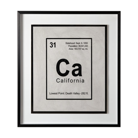 Breaking California B by THE Studio a Hand Embellished Textured Framed Art Print Matted under Glass from Mercana - Luna Furniture
