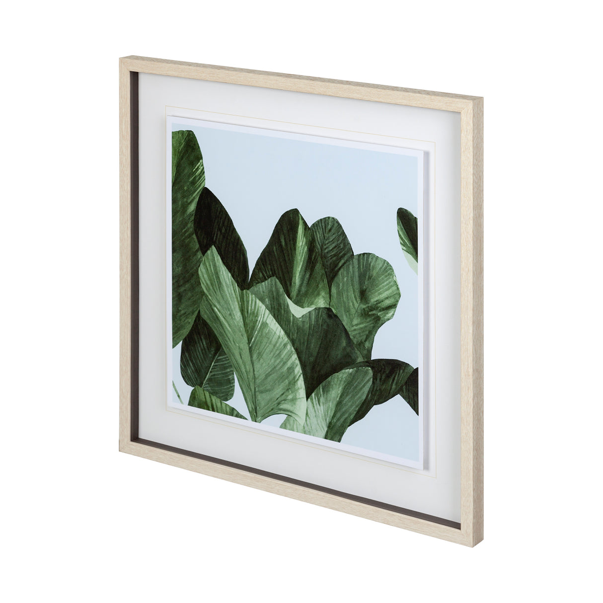 Celadon Palms I by Emma Scarvey a Framed Art Print Matted under Glass from Mercana - Luna Furniture
