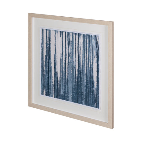 Indigo Muse I by Renee Stramel a Hand Embellished Framed Art Print Matted under Glass from Mercana - Luna Furniture