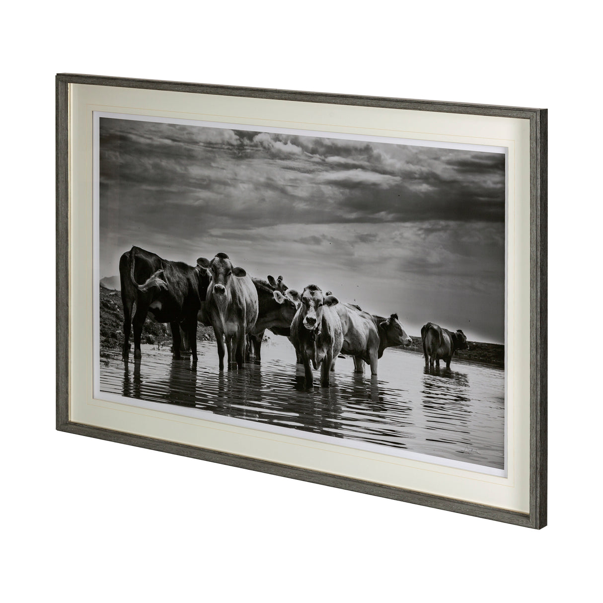 In the River by Mercana Studio a Framed Photo Art Print Matted under Glass from Mercana - Luna Furniture