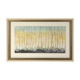 Treeline Light I by Jennifer Goldberger Hand Embellished Textured Framed Art Print Matted under Glas from Mercana - Luna Furniture
