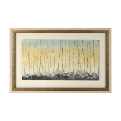 Treeline Light I by Jennifer Goldberger Hand Embellished Textured Framed Art Print Matted under Glas from Mercana - Luna Furniture