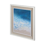 Ebb & Flow I by Victoria Borges a Hand Embellished Textured Framed Art Print Matted under Glass from Mercana - Luna Furniture