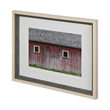 Barn Face by Nancy Crowell a Framed Photo Art Print Matted under Glass from Mercana - Luna Furniture