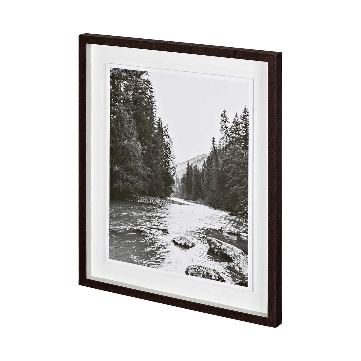 Wenatchee River Fire Season by Goldie, Kyle a Framed Photo Art Print Matted under Glass from Mercana - Luna Furniture