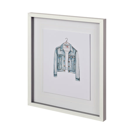 Wearables by THE Studio a Hand Embellished Textured Framed Art Print Matted under Glass from Mercana - Luna Furniture
