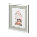 Petit Mansion I by Jones a Hand Embellished Textured Framed Art Print Matted under Glass from Mercana - Luna Furniture