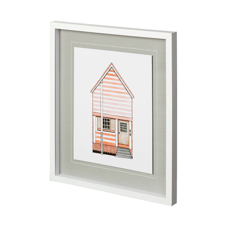Petit Mansion I by Jones a Hand Embellished Textured Framed Art Print Matted under Glass from Mercana - Luna Furniture