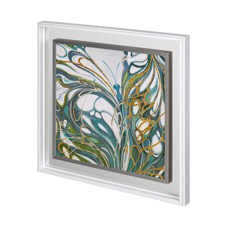 Metamorhosis I by Liz Jardine a Hand Embellished Textured Framed Art Print from Mercana - Luna Furniture