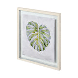 Fresh Unfolds I by Leah Rei a Hand Embellished Textured Framed Art Print Matted under Glass from Mercana - Luna Furniture