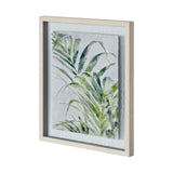 Fresh Unfolds II by Leah Rei a Hand Embellished Textured Framed Art Print Matted under Glass from Mercana - Luna Furniture