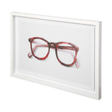 Glasses Red by Mercana Studio a Framed Art Print Matted under Glass from Mercana - Luna Furniture