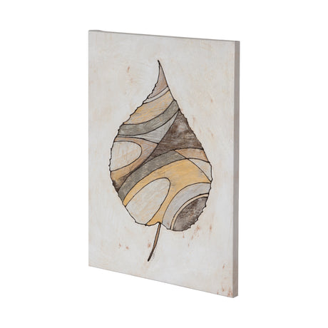 Leafy Patterns 1 by Filippo Ioco a Hand Embellished Textured Canvas from Mercana - Luna Furniture