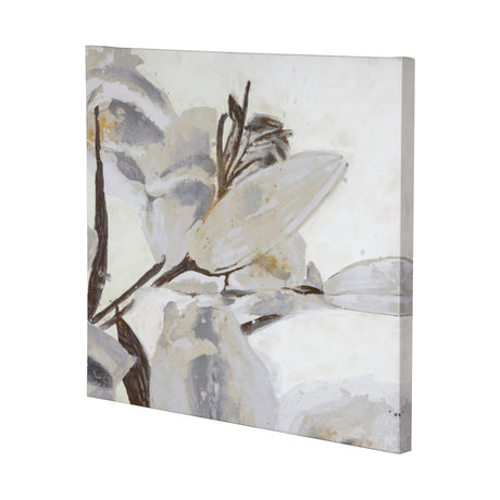 Blooming Opalescent I by Mercana Studio a Hand Embellished Textured Canvas from Mercana - Luna Furniture