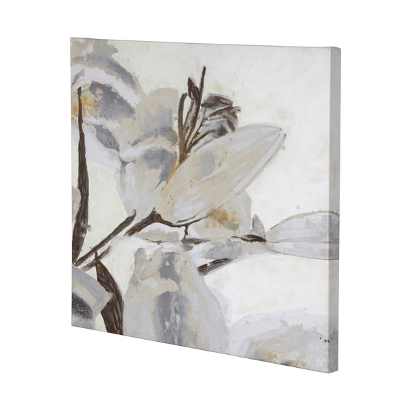 Blooming Opalescent I by Mercana Studio a Hand Embellished Textured Canvas