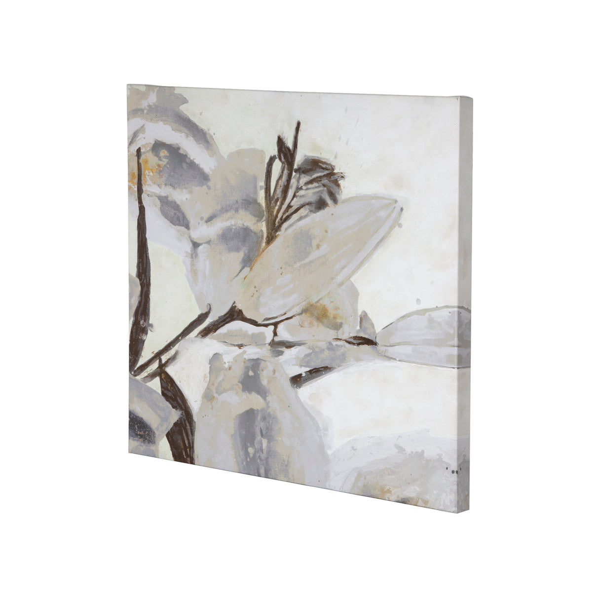 Blooming Opalescent I by Mercana Studio a Hand Embellished Textured Canvas from Mercana - Luna Furniture