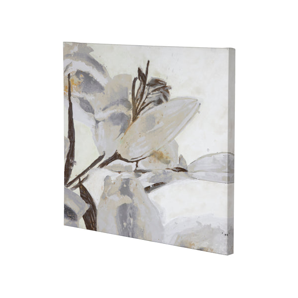 Blooming Opalescent I by Mercana Studio a Hand Embellished Textured Canvas