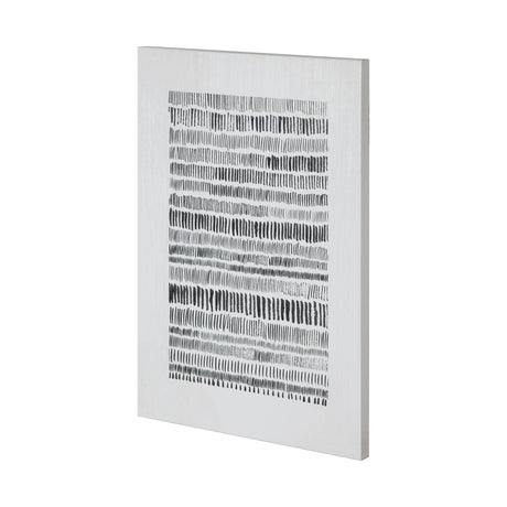 Hatches by Mercana Studio a Hand Embellished Textured Canvas from Mercana - Luna Furniture