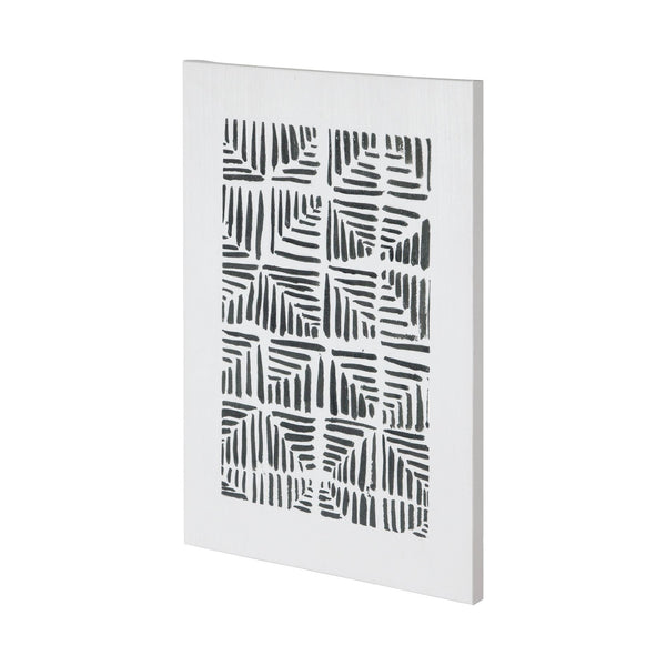 Squares by Mercana Studio a Hand Embellished Textured Canvas