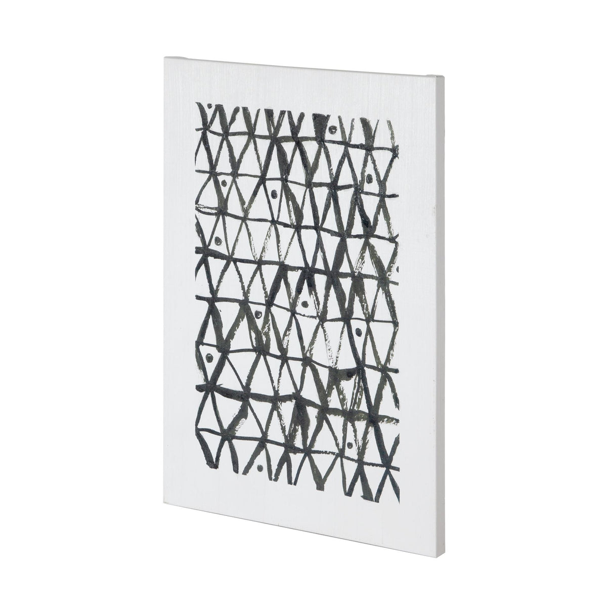Triangles by Mercana Studio a Hand Embellished Textured Canvas from Mercana - Luna Furniture
