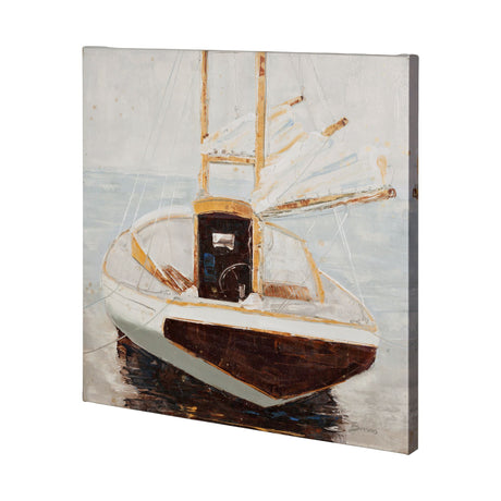 Home for the Night by Mercana Studio a Hand Embellished Textured Canvas from Mercana - Luna Furniture