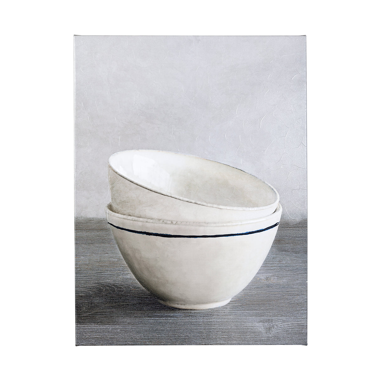Two Artisan Bowls by Mercana Studio a Hand Embellished Textured Canvas from Mercana - Luna Furniture