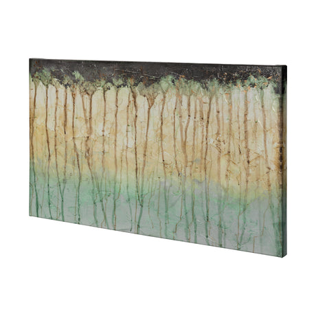 Treeline Light I by Jennifer Goldberger a Hand Embellished Textured Canvas from Mercana - Luna Furniture
